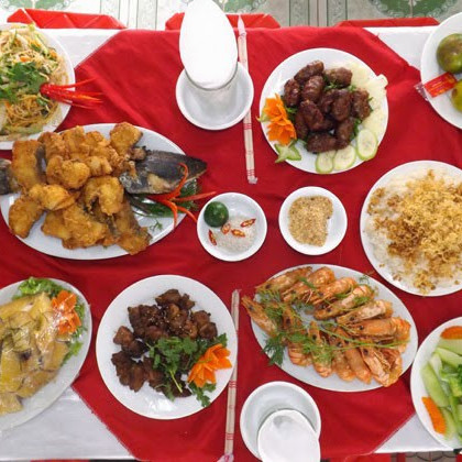 Thực đơn tham khảo cho bữa tiệc của bạn MENU24H