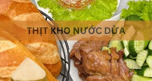 Thịt kho nước dừa thơm ngon khó cưỡng