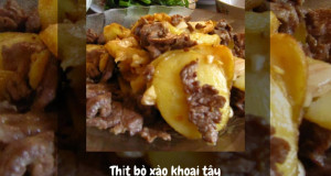 Thịt bò xào khoai tây,Cách cho khoai tây chín mềm không nát