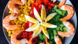 Salad bắp tôm thanh mát đầy đủ chất dinh dưỡng với cách làm đơn giản.