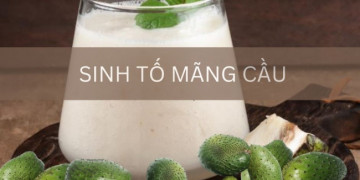 Top 10 công thức sinh tố mãng cầu ngon và bổ dưỡng