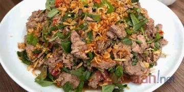 Cách làm bò tái chanh cực ngọt thịt ngon khó cưỡng