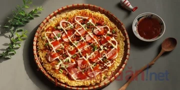 Bữa sáng nhanh gọn đủ đầy dinh dưỡng với pizza mì tôm lạ miệng